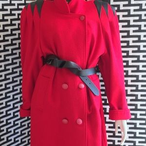 Full  Length Coat Hot Red Coat🔥🔥‼️❤️